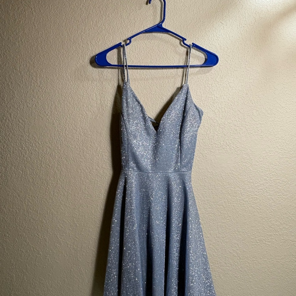 Windsor Sparkling Silver Gown